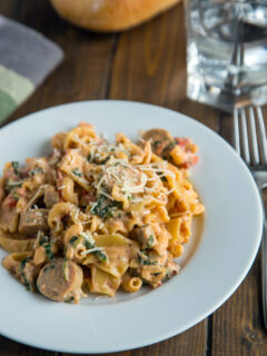 Sausage Spinach Pasta Image