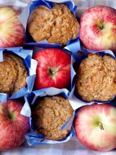Whole Wheat Apple Cinnamon Muffins Image
