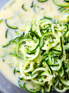 Broccoli Cheddar Zoodle Bake Picture