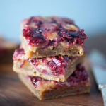 Brown Butter Raspberry Pie Blondies Photo