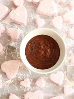 Chocolate Dipped Strawberry Marshmallows Pic
