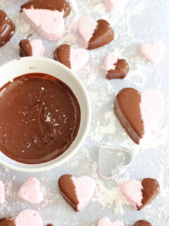 Chocolate Dipped Strawberry Marshmallows Picture