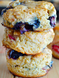 Mixed Berry Biscuits Picture