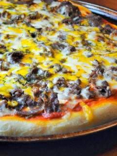 Philly Cheesesteak Pizza Photo