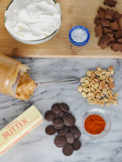 Spicy Chocolate Peanut Butter Pie Picture