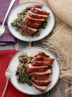Whiskey Raspberry Glazed Duck Breasts Pic