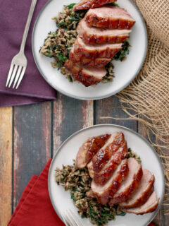 Whiskey Raspberry Glazed Duck Breasts Picture
