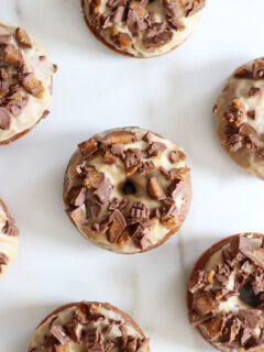 Baked Peanut Butter Chocolate Donuts Pic 
