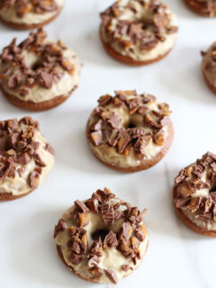 Baked Peanut Butter Chocolate Donuts Picture
