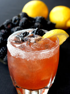 Blackberry Whiskey Sour Image
