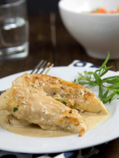 Chicken in Mustard Tarragon Sauce Image