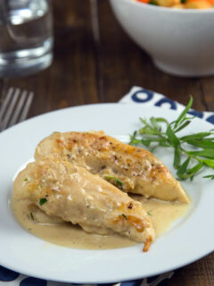 Chicken in Mustard Tarragon Sauce Photo