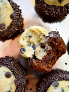 Chocolate Chip Cookie Dough Brownie Cups Image