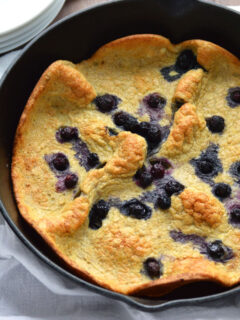Gluten Free Blueberry Dutch Babies Pic