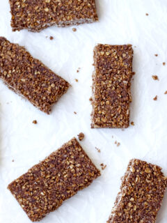 Homemade Chocolate Coconut Granola Bars Image