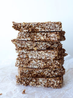 Homemade Chocolate Coconut Granola Bars Picture
