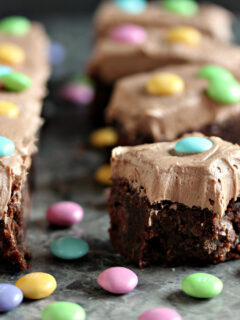 M&M Brownies Pic