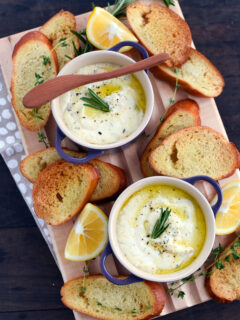 Meyer Lemon Baked Ricotta Pic