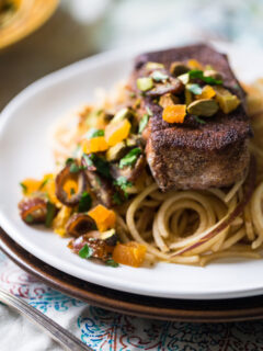 Moroccan-Style Pork with Apple Noodles Picture