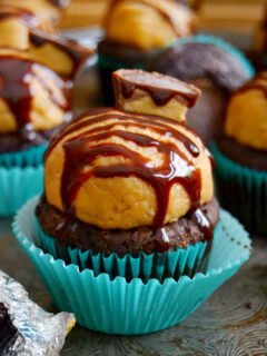 Peanut Butter Cookie Dough Cupcakes Image