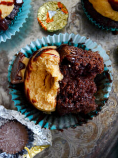 Peanut Butter Cookie Dough Cupcakes Picture