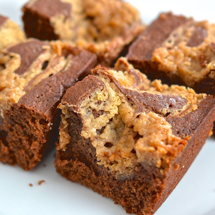 Peanut Butter Swirl Brownies Photo