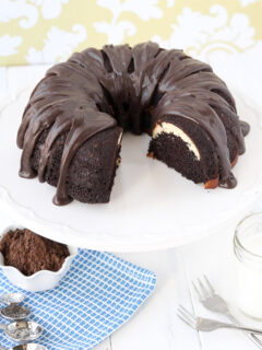Ribboned Fudge Bundt Cake Pic