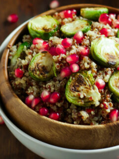 Roasted Brussels Sprouts Quinoa Salad Pic