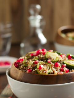 Roasted Brussels Sprouts Quinoa Salad Picture
