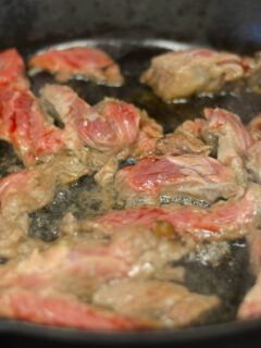 Skirt Steak Process Image