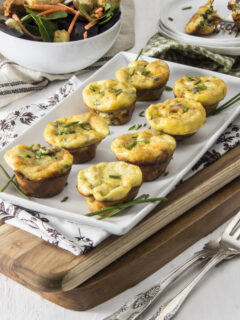 Spinach Artichoke Mini Frittatas Image