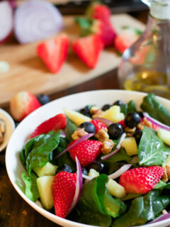 Spinach Fruit Salad Picture