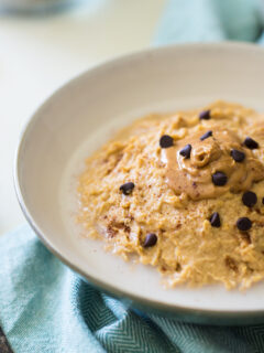 Vegan Peanut Butter Chocolate Chip Cookie Dough Breakfast Bowl Photo