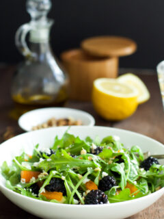 Arugula Blackberry Salad Pic
