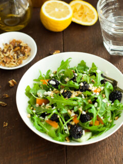 Arugula Blackberry Salad Picture