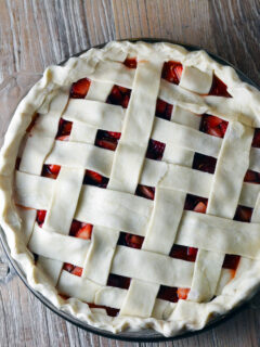 Baked Strawberry Pie Image