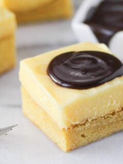 Boston Cream Pie Bars Photo