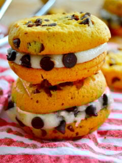 Chocolate Chip Cookie Dough Sandwiches Photo