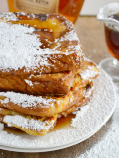 French Toast with Warm Bourbon Vanilla Syrup Picture