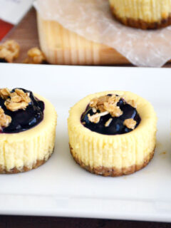 Gluten Free Granola Mini Cheesecakes Photo
