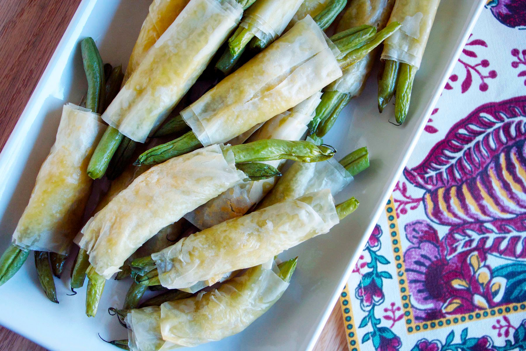 Dilled Green Bean Bundles