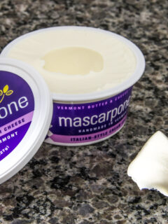 Mascarpone Cheese Container Photo