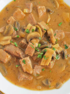 Paleo Beef Stroganoff Photo