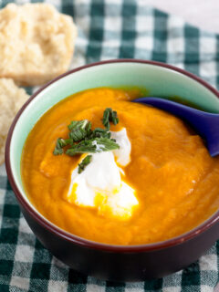 Roasted Carrot Ginger Soup Image