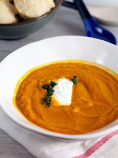 Roasted Carrot Ginger Soup Picture