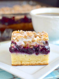 Blueberry Cream Coffee Cake Picture