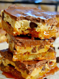 Cookie Dough Billionaire Bars Picture
