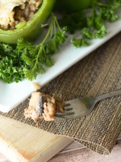 Gluten Free Italian Stuffed Peppers Image
