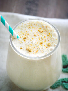 Oatmeal Banana Peanut Butter Smoothie Image
