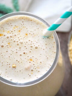 Oatmeal Banana Peanut Butter Smoothie Photo